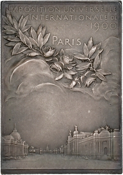 Roty (L.-O.) : Plaque de l’Exposition Universelle, 1900 Paris