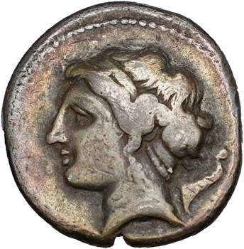 Campanie, didrachme, Naples, c.325-241 av. J.-C.