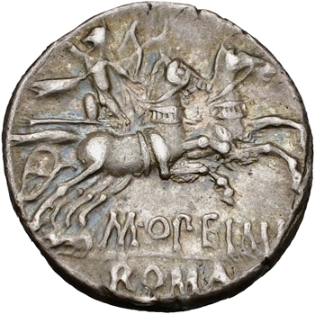 Opimia, denier, Rome, 131 av. J.-C.