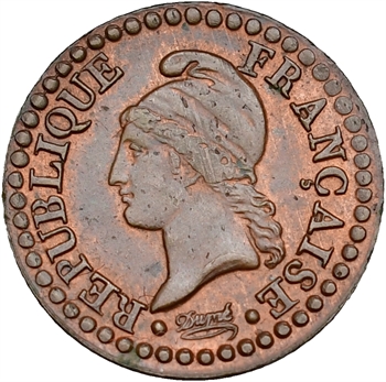 Directoire, un centime Dupré, An 7 Paris