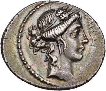 Memmia, denier, Rome, 57-56 av. J.-C.