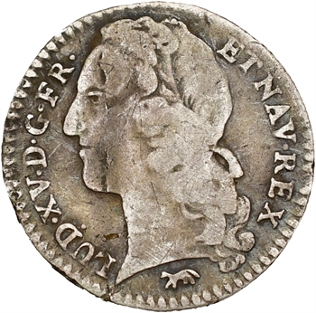 Louis XV, dixième d&rsquo;écu au bandeau, 1751 Paris