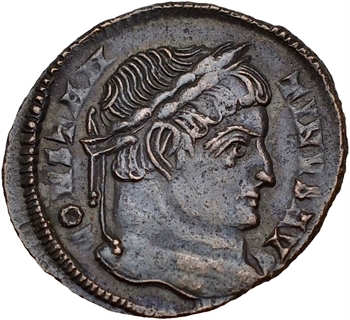 Constantin Ier le Grand, nummus, Lyon, 323