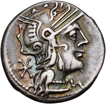 Marcia, denier, Rome, 129 av. J.-C.