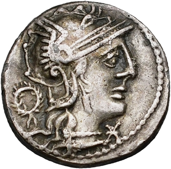 Opimia, denier, Rome, 131 av. J.-C.