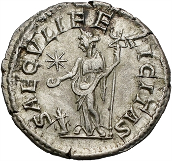 Julia Maesa, denier, Rome, 220-222