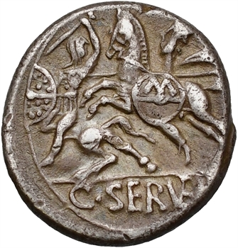 Servilia, denier, Rome, 82-80 av. J.-C.