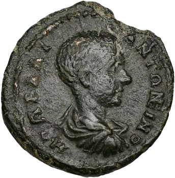 Moésie inférieure, Diaduménien, Marcianopolis, bronze AE 18, 218