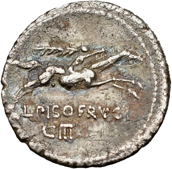 Calpurnia, denier, Rome, 90-89 av. J.-C.