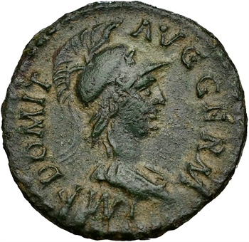 Domitien, quadrans Minerve / laurier, Rome, 81-82
