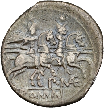 Maenia, denier, Rome, 194-190 av. J.-C.