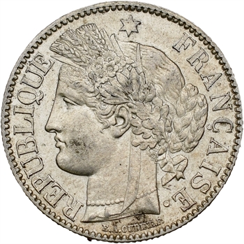 IIIe République, 2 francs Cérès, 1872 Bordeaux