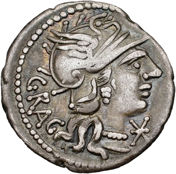 Antestia, denier, Rome, 136 av. J.-C.