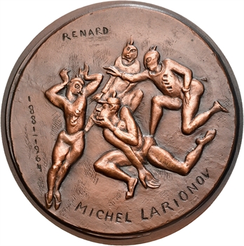 Ve République, Michel Larionov, par L. Luzanowsky, EE/100, 1974 Paris