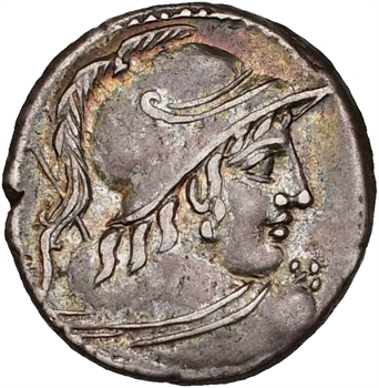 Cornelia, denier, Rome, 88 av. J.-C.