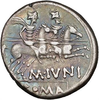 Junia, denier, Rome, 145 av. J.-C.