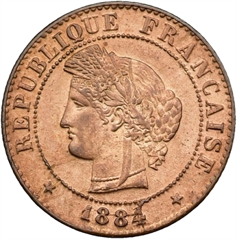 IIIe République, 1 centime Cérès, 1884 Paris