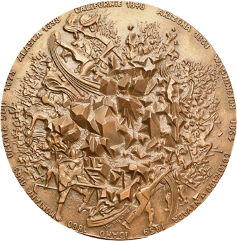 Ve République, la Ruée vers l&rsquo;or, par Thérèse Dufresne, N° 1/100, 1974 Paris