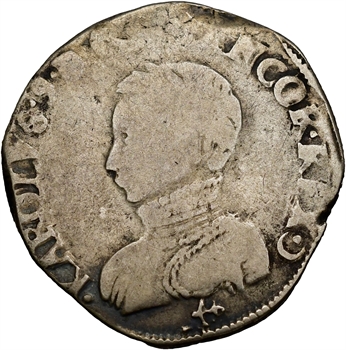 Charles IX, teston 4e type, 1562 Bayonne
