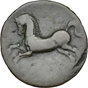 Numidie, Micipsa, moyen bronze, c.148-118 av. J.-C.