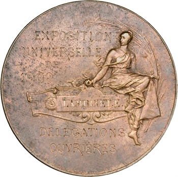 IIIe République, les délégations ouvrières à l&rsquo;Exposition Universelle, par Bertrand, 1900 Paris