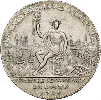Louis XV, Normandie, la Chambre de Commerce de Rouen, 1719 Paris