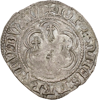 Bretagne (duché de), Jean V, blanc aux quatre mouchetures, s.d. (c.1423-1436) Nantes