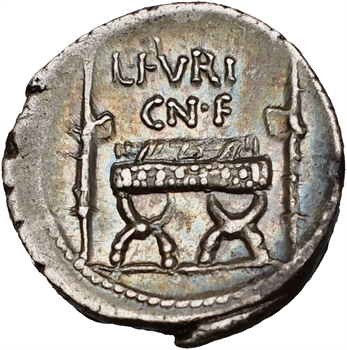 Furia, denier, Rome, 63 av. J.-C.