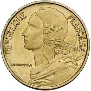 Ve République, essai de 5 centimes Lagriffoul, 1966 Paris