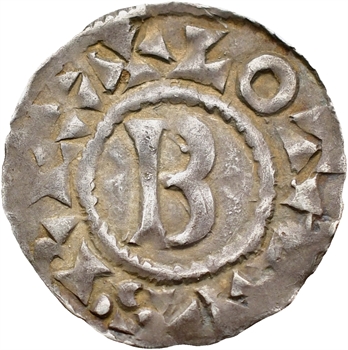Lothaire II, denier, Chalon-sur-Saône