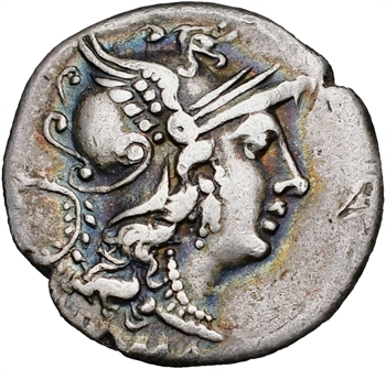 Servilia, denier, Rome, 136 av. J.-C.