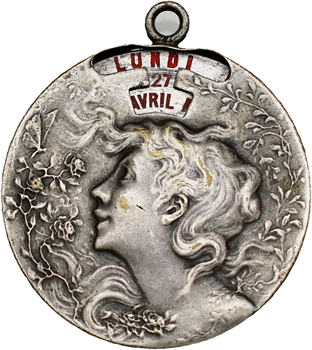 IIIe République, médaille-calendrier de l&rsquo;Exposition Universelle, 1900 Paris