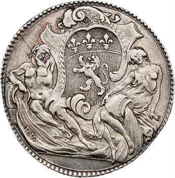 Lyon, l&rsquo;Académie des Lettres, par Duvivier, 1700 Paris