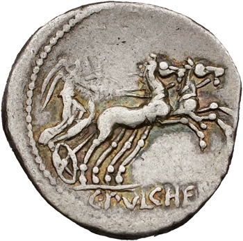 Claudia, denier, Rome, 110-109 av J.C