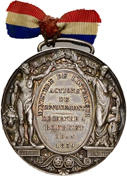 Louis-Philippe Ier, récompense pour actes de dévouement, 1839 Paris