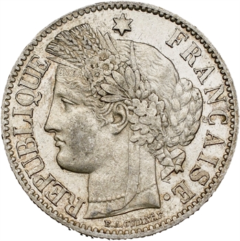 IIIe République, 2 francs Cérès, 1881 Paris