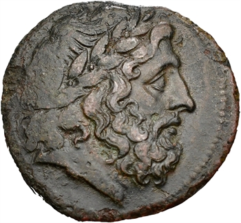 Italie, Bruttium, drachme en bronze, Brettii, c.211-208 av. J.-C.