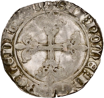 Bourgogne (duché de), Philippe le Bon, blanc a l&rsquo;écu,1423,  Auxonne