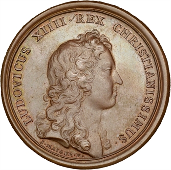 Louis XIV, conférence pour la paix à l’île des Faisans, par Mauger,1659 Paris
