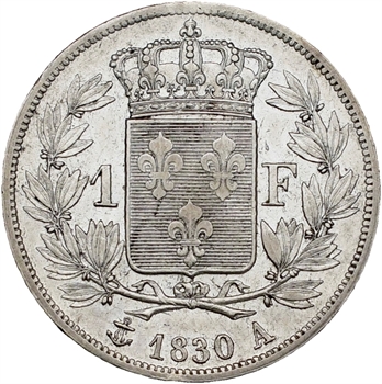 Charles X, 1 franc, 1830 Paris