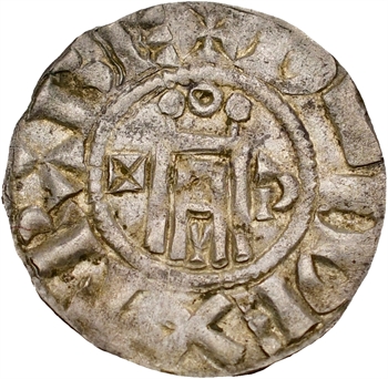Orléans (vicomté d&rsquo;), denier au nom de Hugues, c.1010-1025
