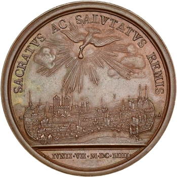 Louis XIV, sacre à Reims le 7 juin 1654, par Jean Mauger, 1654 [1845-1860] Paris