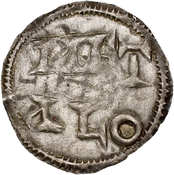 Poitou (comté de), Charles le Simple, denier immobilisé, Melle