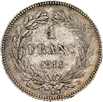 Louis-Philippe Ier, 1 franc, 1844 Rouen