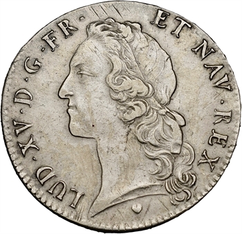 Louis XV, écu au bandeau, 1748 Strasbourg