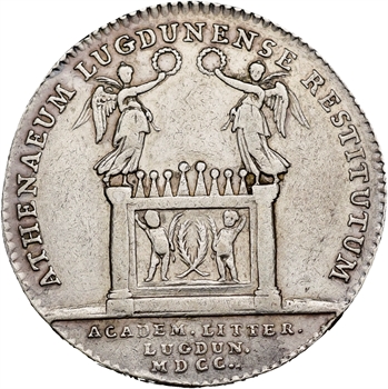 Lyon, l&rsquo;Académie des Lettres, par Duvivier, 1700 Paris