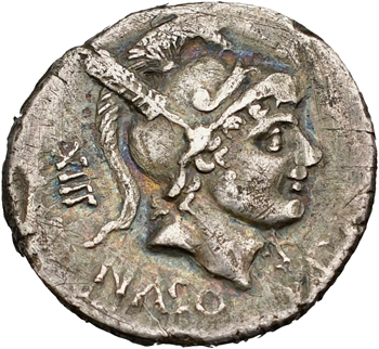 Axia, denier, Rome, 71 av. J.-C.