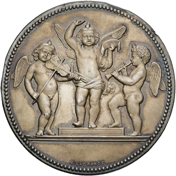 Lagrange (J.) : Société de musique de chambre, en argent, 1887 Paris