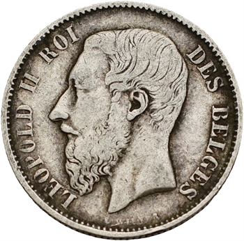 Belgique (Royaume de), Léopold II, 50 centimes, 1881 Bruxelles