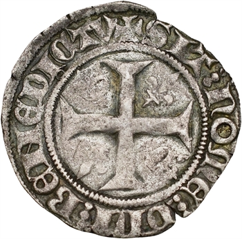 Charles VI, blanc guénar 4e émission, Tournai